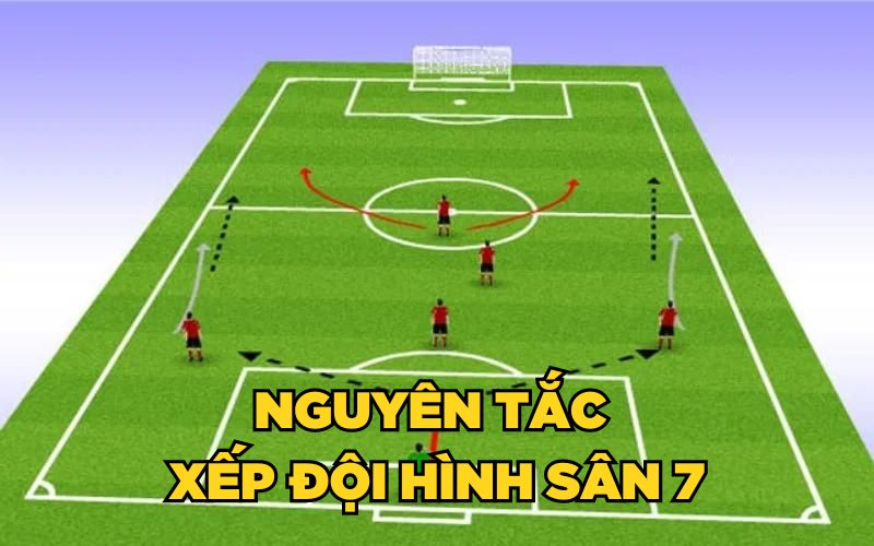 Nguyên tắc xếp đội hình sân 7 